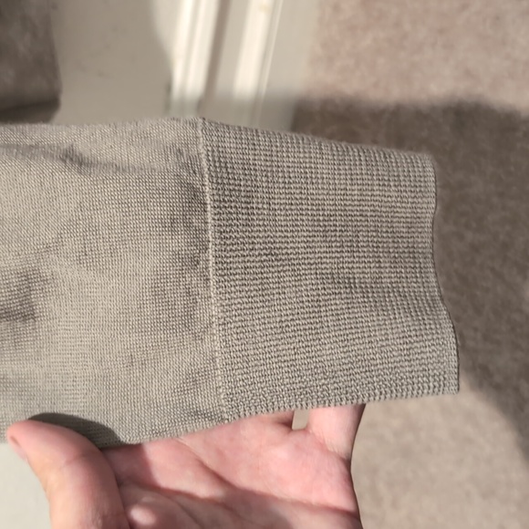 All Saints Safari Taupe (dark gray brown) Wool Sweater. Men's Size Large - Picture 4 of 7